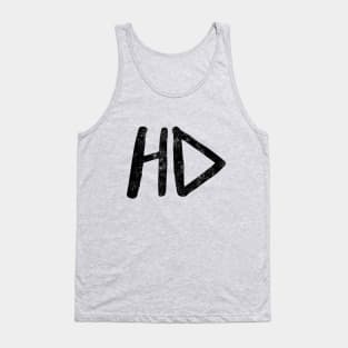 HD (Black Grunge) Tank Top